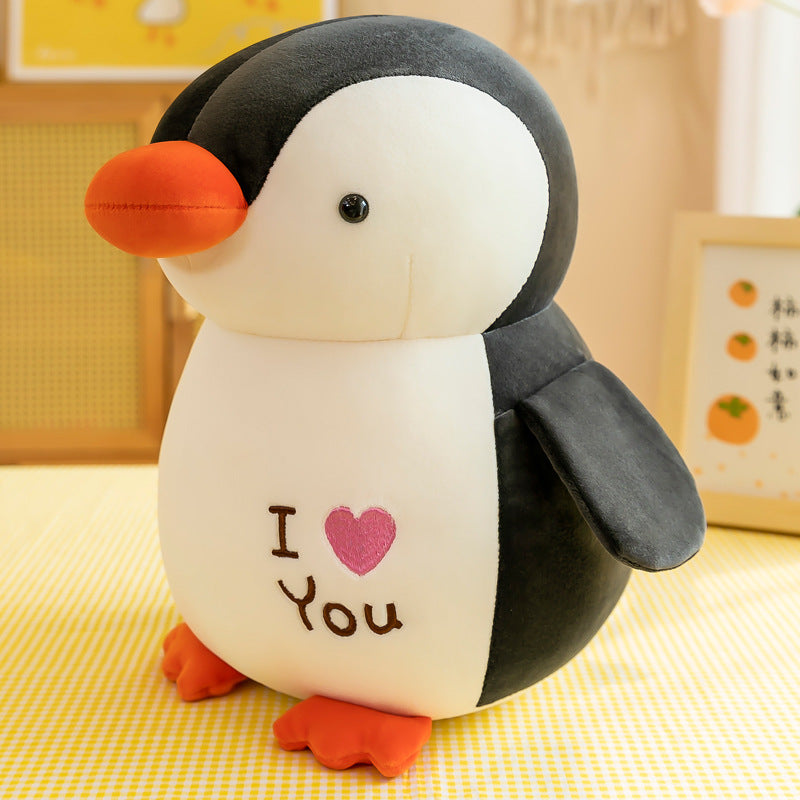 Süßer Herz Pinguin Plüschspielzeug