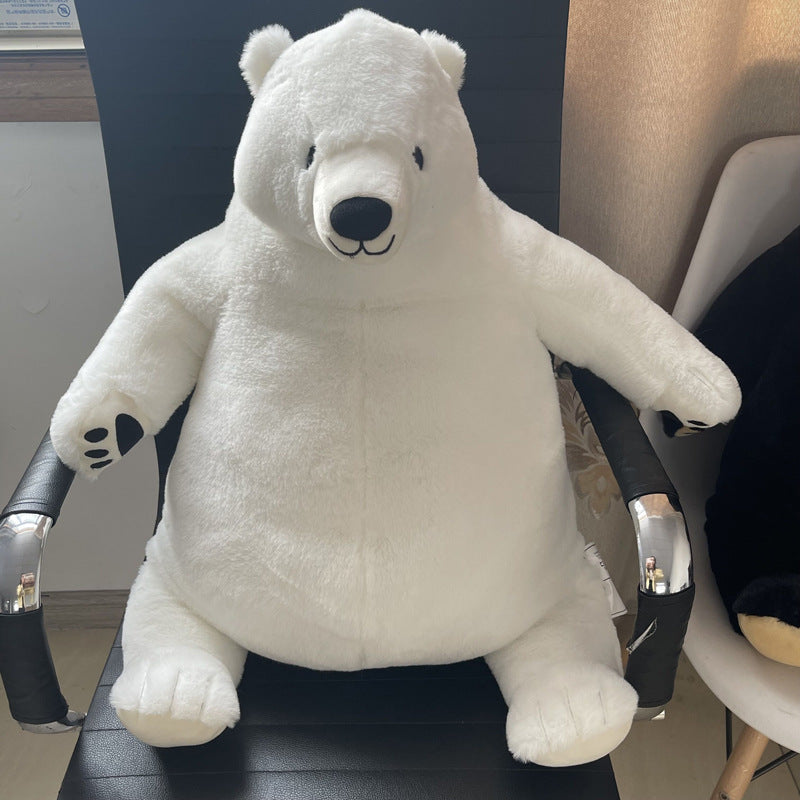 Großer Plüsch-Teddybär-Kissen