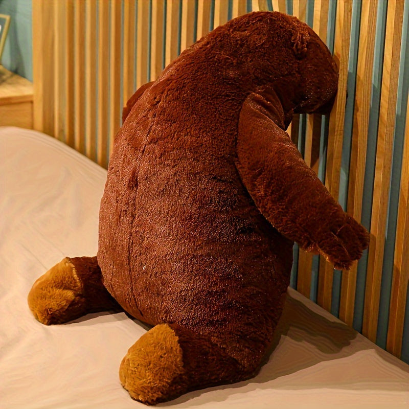 Großer Plüsch-Teddybär-Kissen
