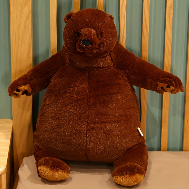 Großer Plüsch-Teddybär-Kissen