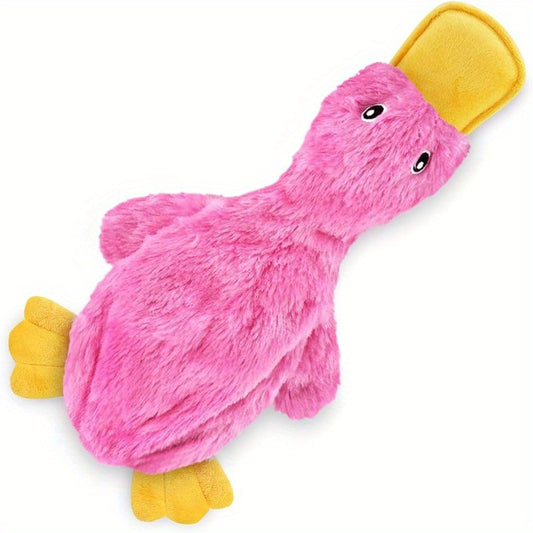 Quitschendes Hundespielzeug - Plüsch, Rosa