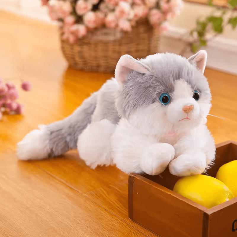 Süße simulierte Katzenpuppe - Plüschspielzeug Kuschelweiches Stofftier