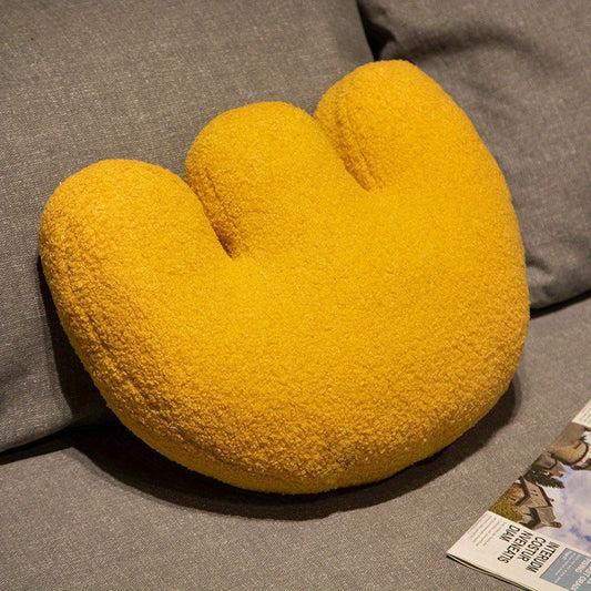 Kreatives Gelbes Teddy-Sofa-Kissen