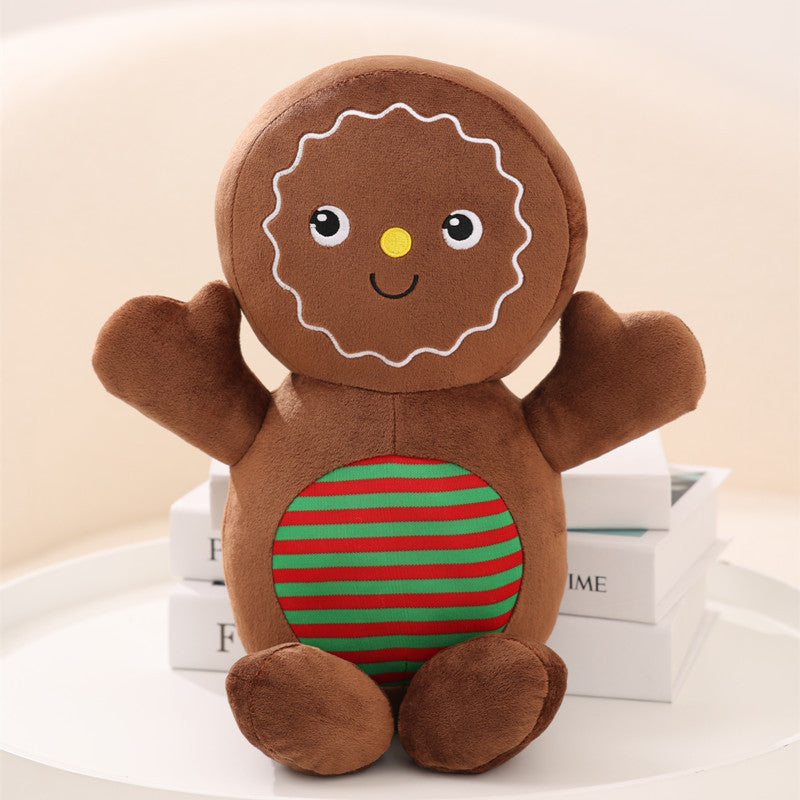 Lebkuchen-Mann Plüschkissen - Perfektes Weihnachtsbaum-Accessoire