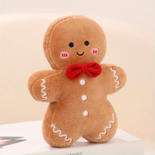 Lebkuchen-Mann Plüschkissen - Perfektes Weihnachtsbaum-Accessoire