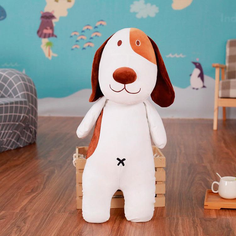 Fröhlicher Hund Kuschelkissen Freund
