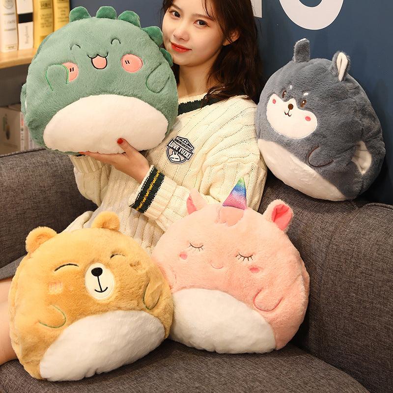 Cute Cartoon Animals Plush Pillows Pillows - Plushie Depot