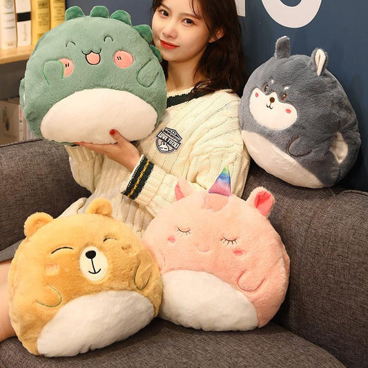 Cute Cartoon Animals Plush Pillows Pillows - Plushie Depot