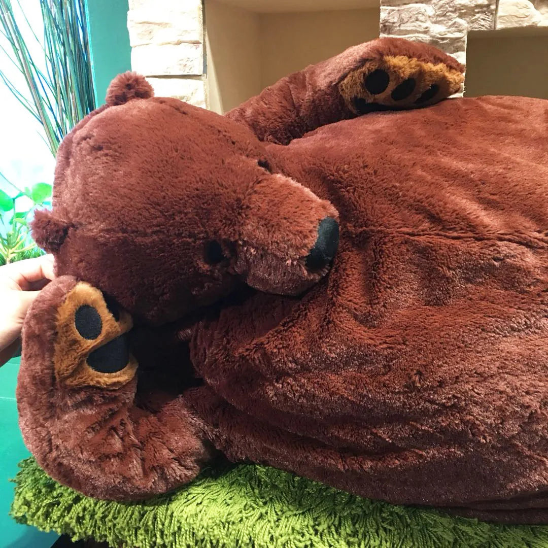 Gemütlicher Bärenfreund Kuschelkissen