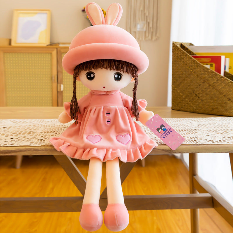 Süße Häschenpuppe Rosa