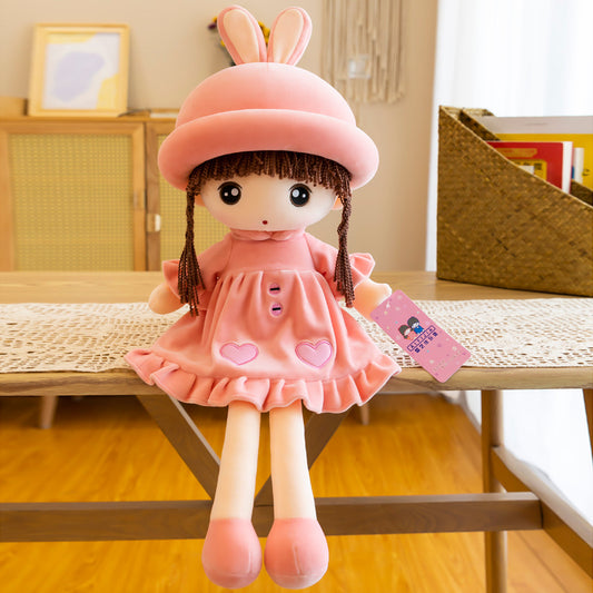 Süße Häschenpuppe Rosa