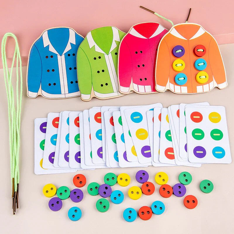 Button threads – kreativer spaß für kinder