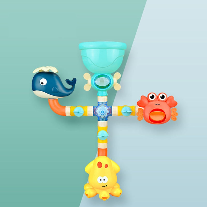 Bath buddies - badespaß mit spritzenden freunden - badespielzeug
