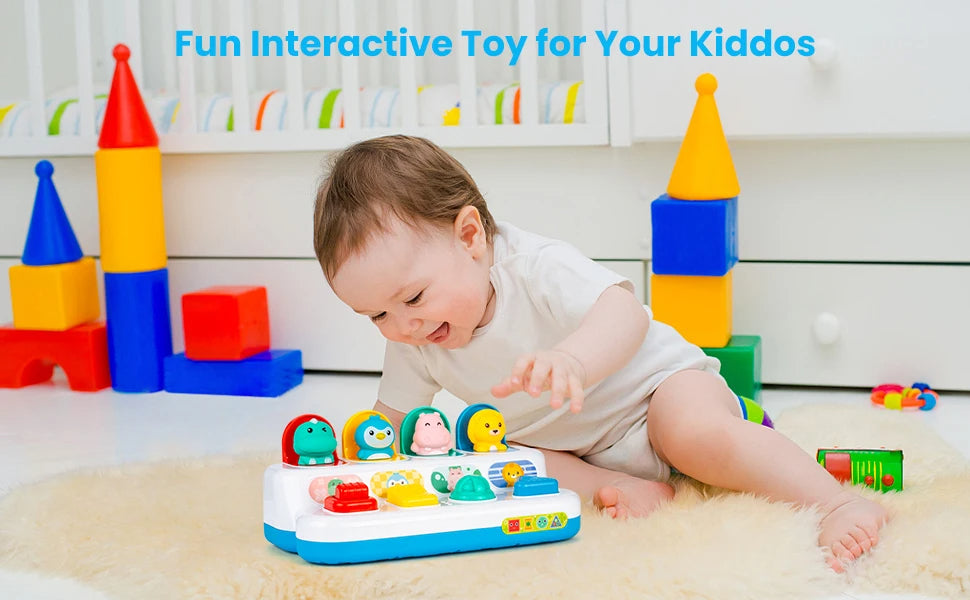 Baby button toy - plopp-spaß - babyspielzeug