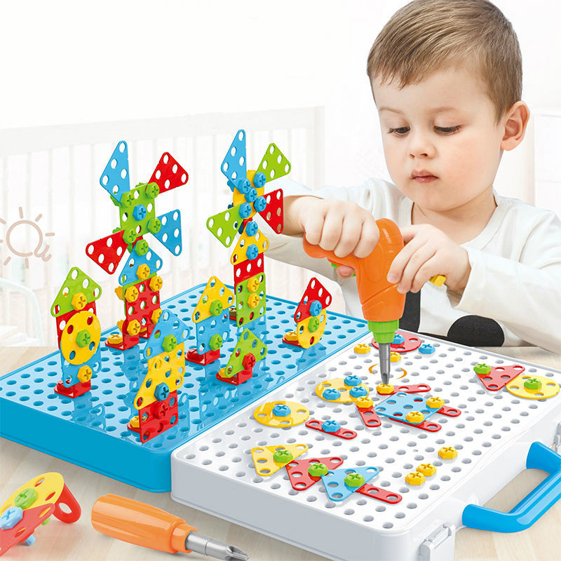 Puzzle Toolbox - schrauben & gestalten - dino-bauspielzeug