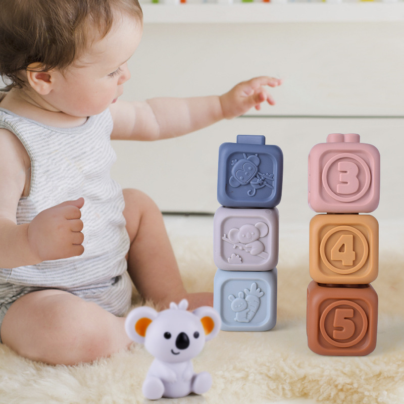 Koala cubes - zahnfreundlicher turm - zahnungsspielzeug