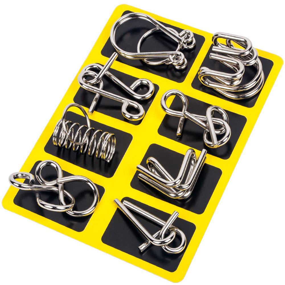 Metall Puzzle Ring Set - metall-puzzle-spaß - puzzle-ringe