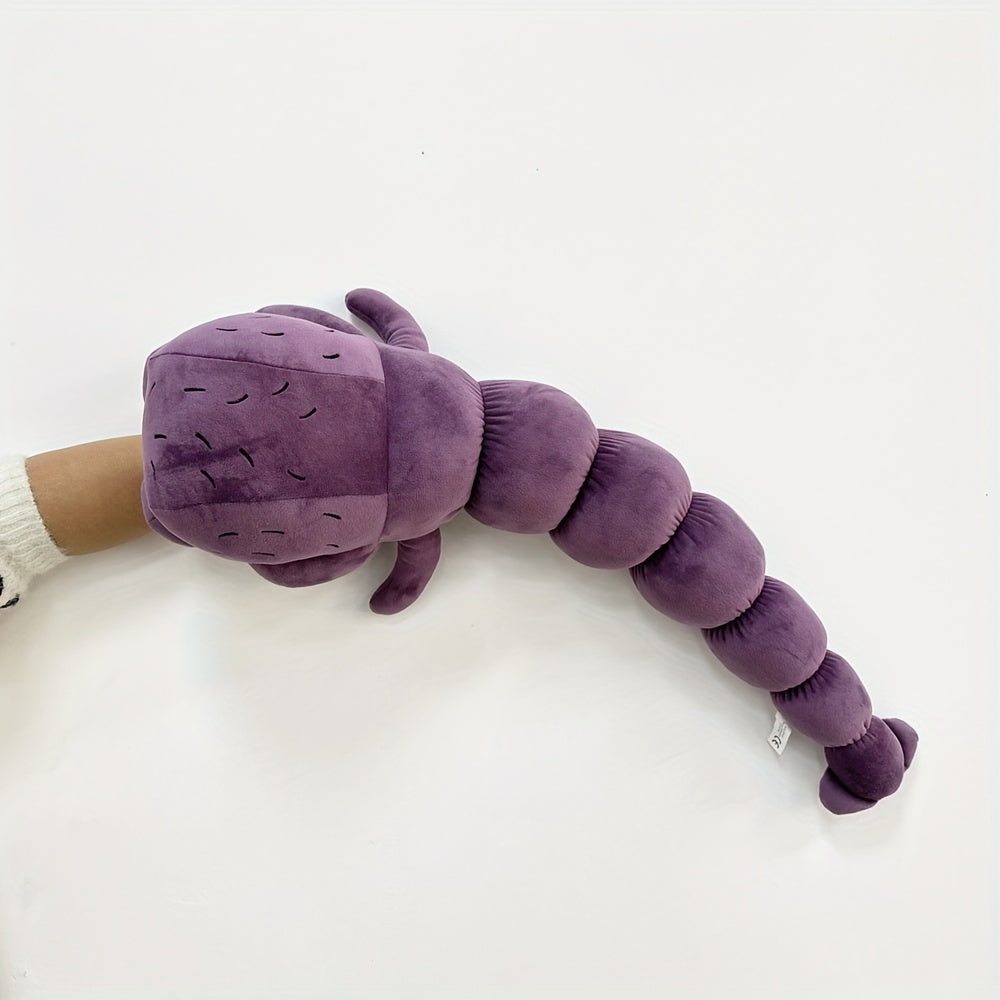 Wurm - Lila Plüschspielzeug