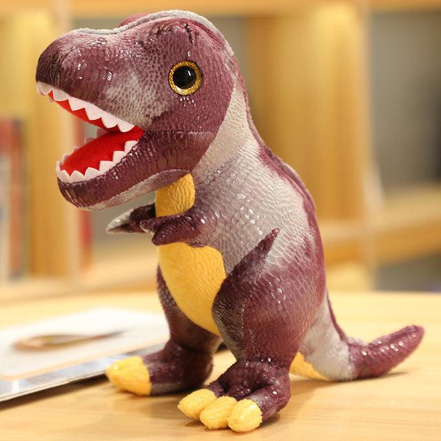 Niedliches buntes T-rex Plüschtier