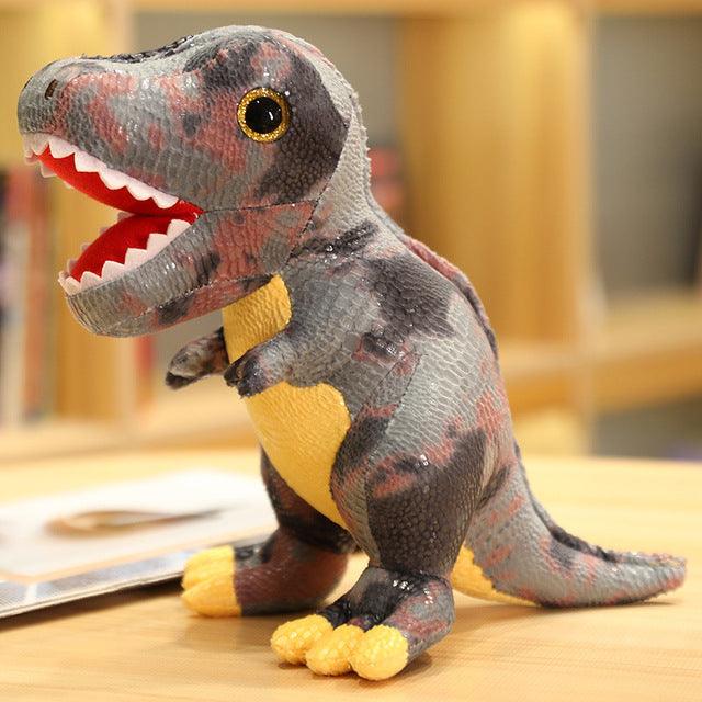 Niedliches buntes T-rex Plüschtier