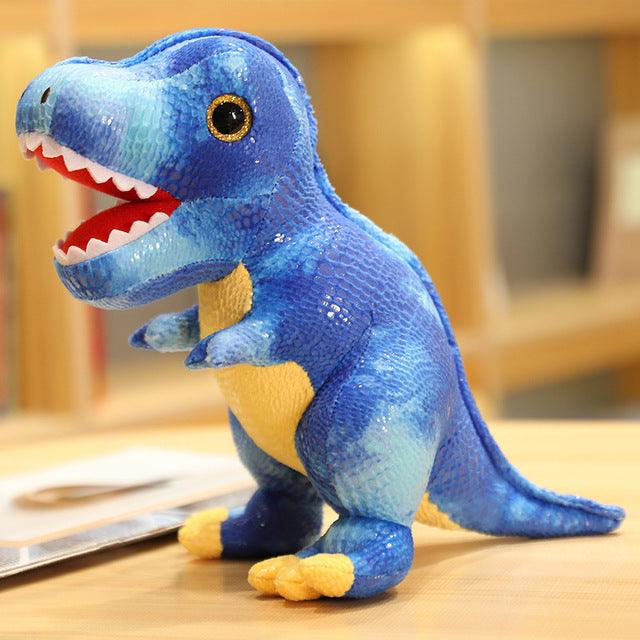 Niedliches buntes T-rex Plüschtier