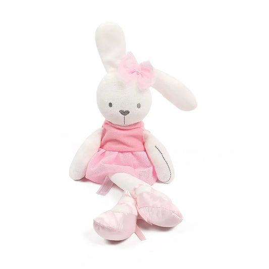 Kuschelhase im rosa Kleid