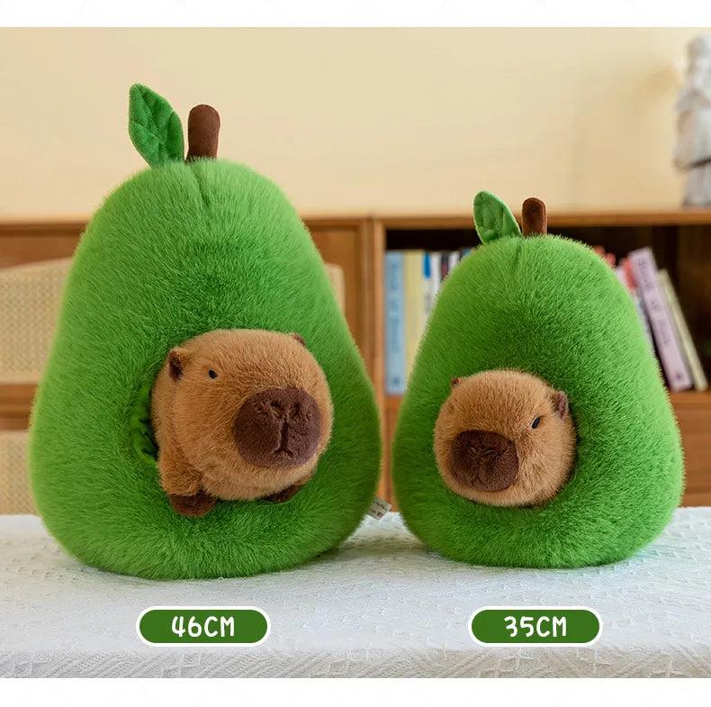 2-in-1 Birnen-Kapibara-Plüschpuppe