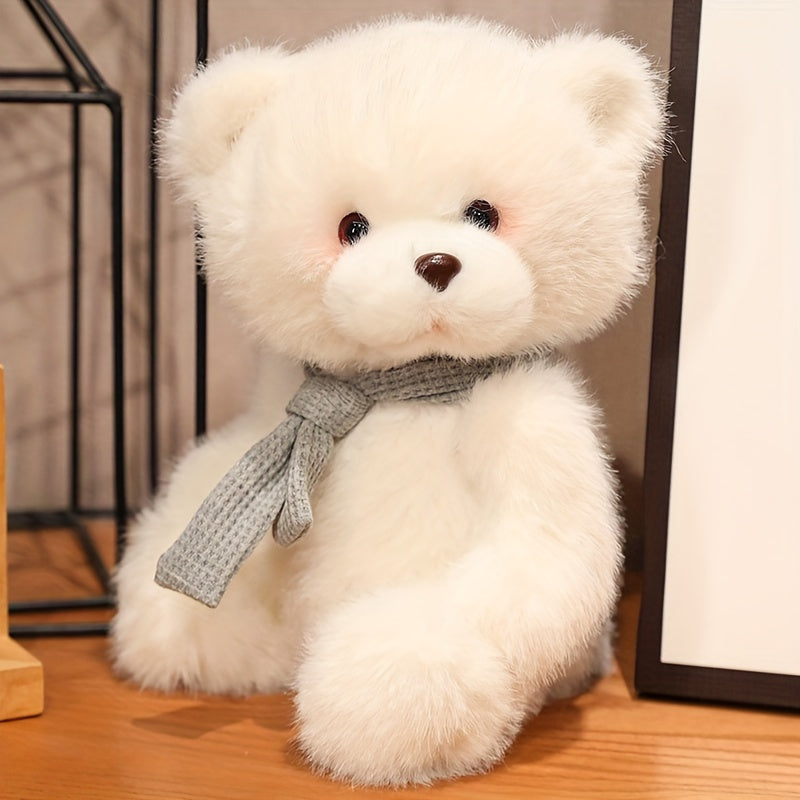 Süßer Teddybär mit Schal