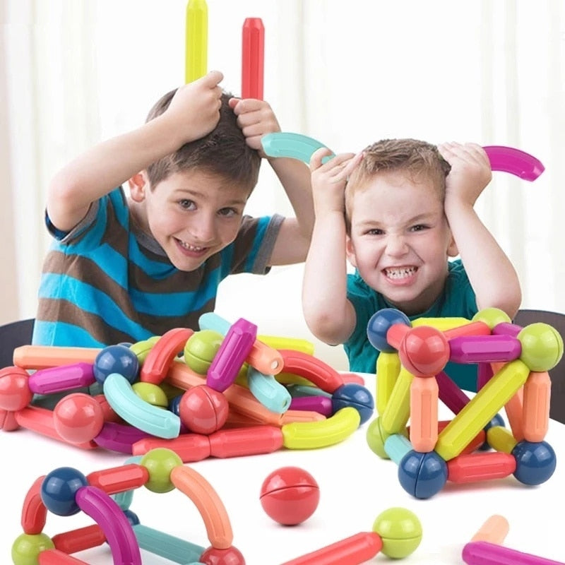Magnet toys - kreativität entwickeln - magnetische stäbe