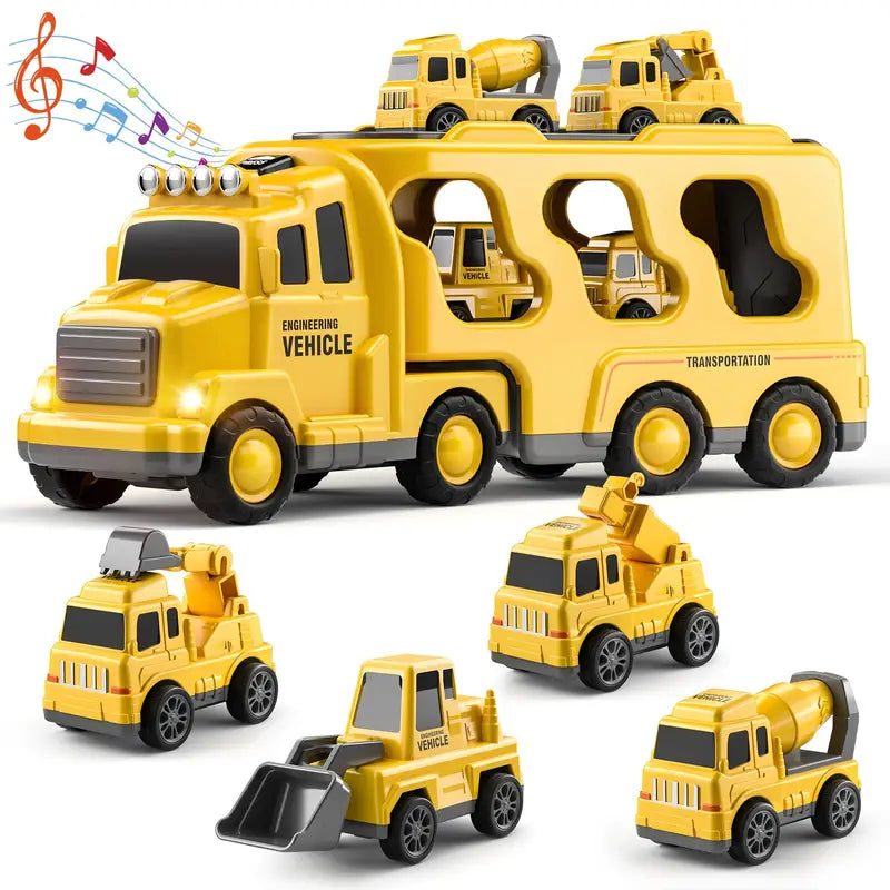 Baufahrzeug Transporter - Perfektes Geschenk!