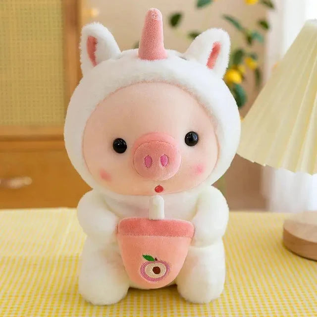 Bubble Tea Schwein Plüsch