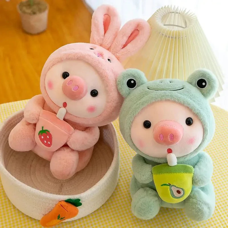 Bubble Tea Schwein Plüsch
