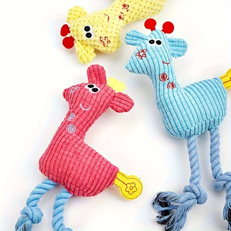 Robustes Plüsch Hundespielzeug Blau
