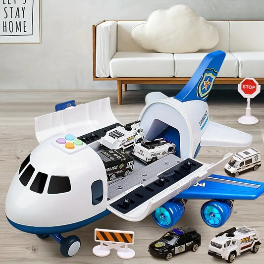 Bezauberndes Flugzeugauto-Spielset