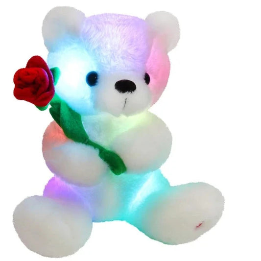 Kuschelbär mit Rose