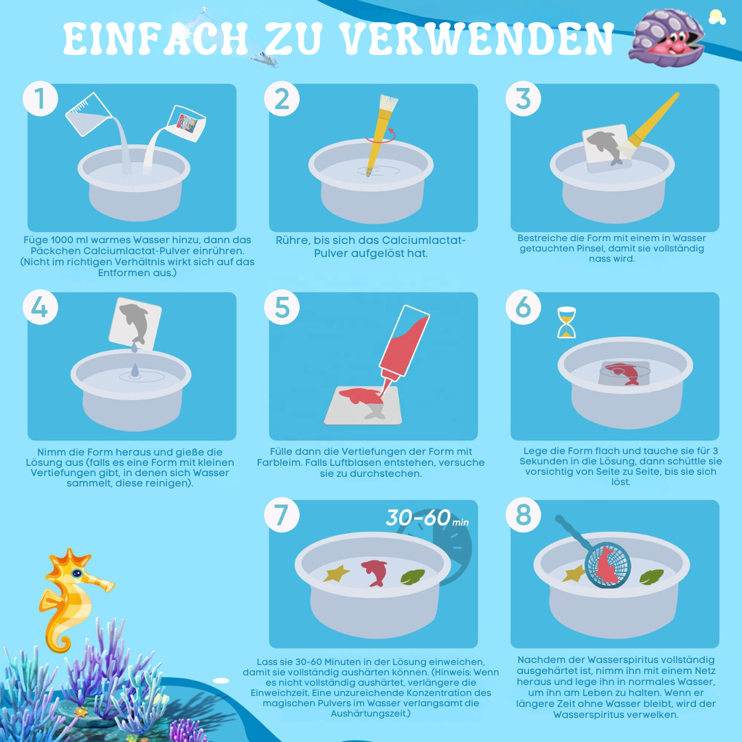 Aquafairy - wassergelee kreativ set
