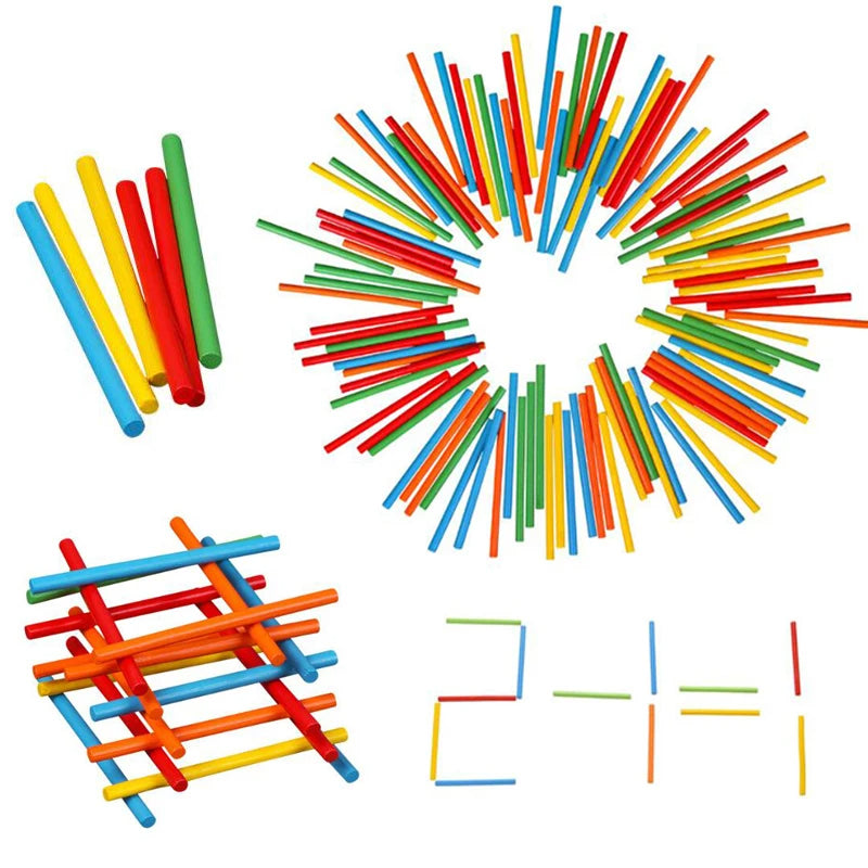 Montessori mathe sticks zum rechnen lernen