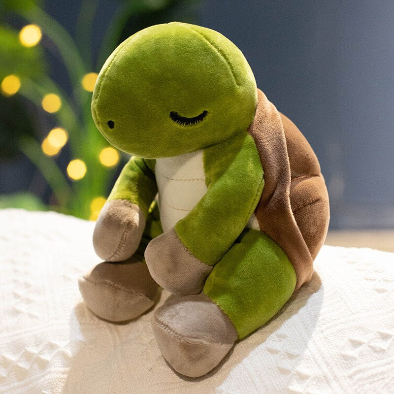 Schlafende Schildkröte Plüschtier