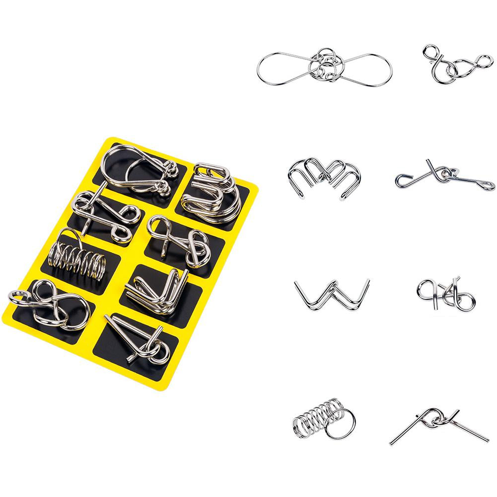 Metall Puzzle Ring Set - metall-puzzle-spaß - puzzle-ringe