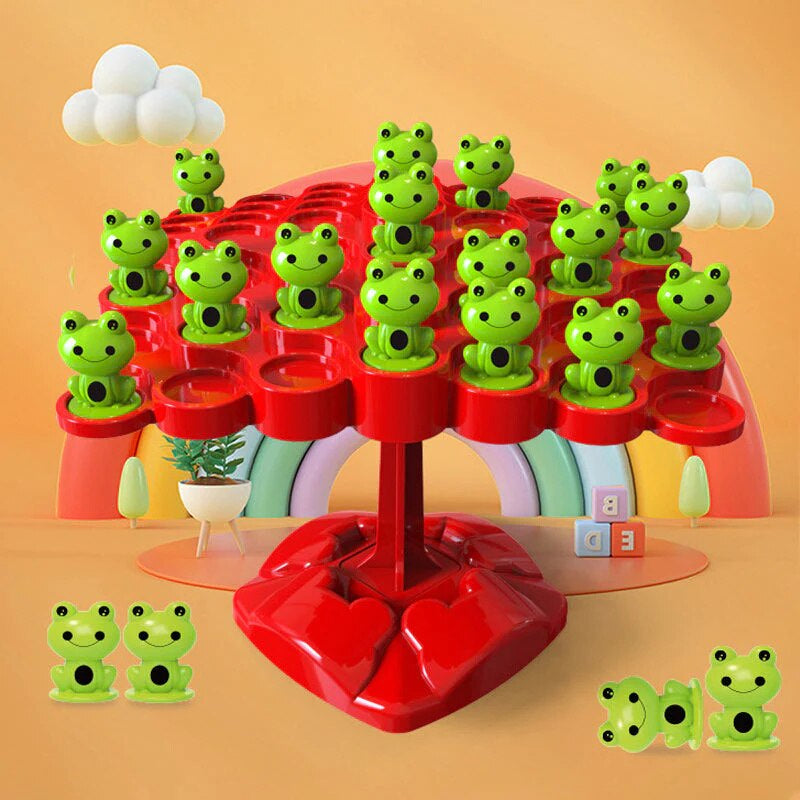 Frog tree | zählen lernen auf spielerische art - balance-spiel