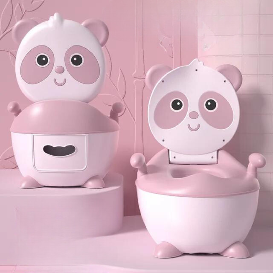 Panda potty - praktisch für den urlaub - kindertoilette