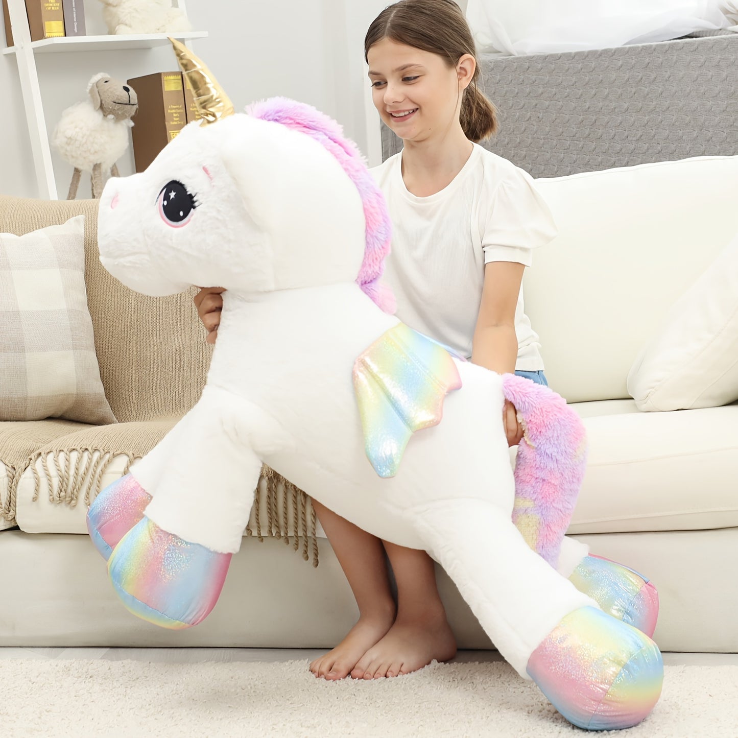 Regenbogen Einhorn Plüsch
