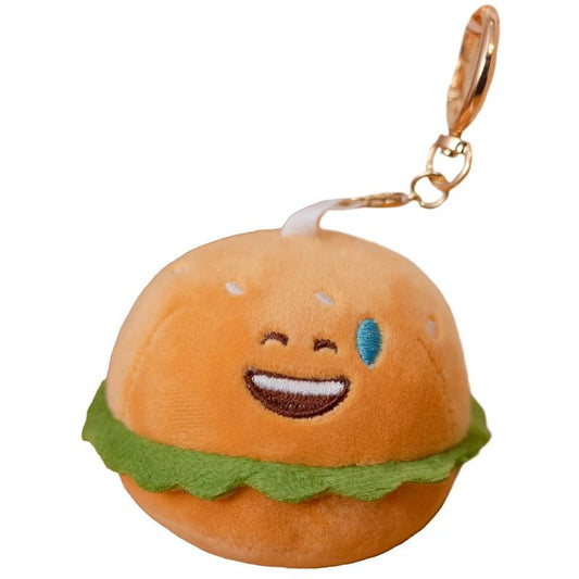 Kawaii Hamburger Schlüsselbund Plüschtier