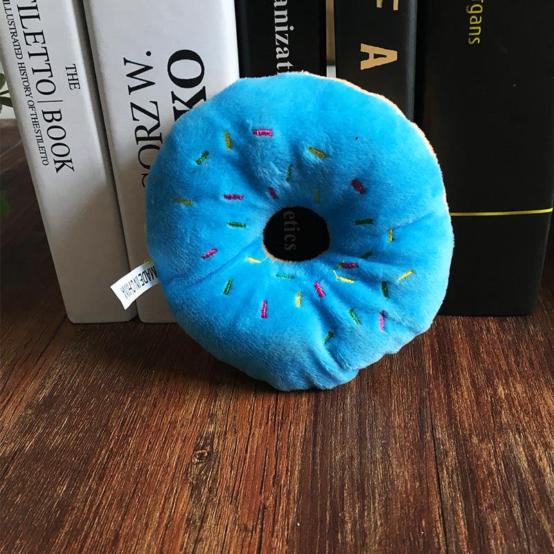 Süßes Donut-Kuschelspielzeug für Haustiere