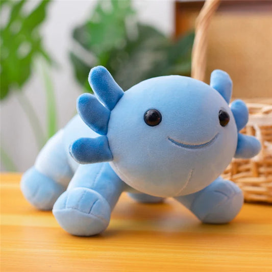 Lächelnder Axolotl – Plüschfreund