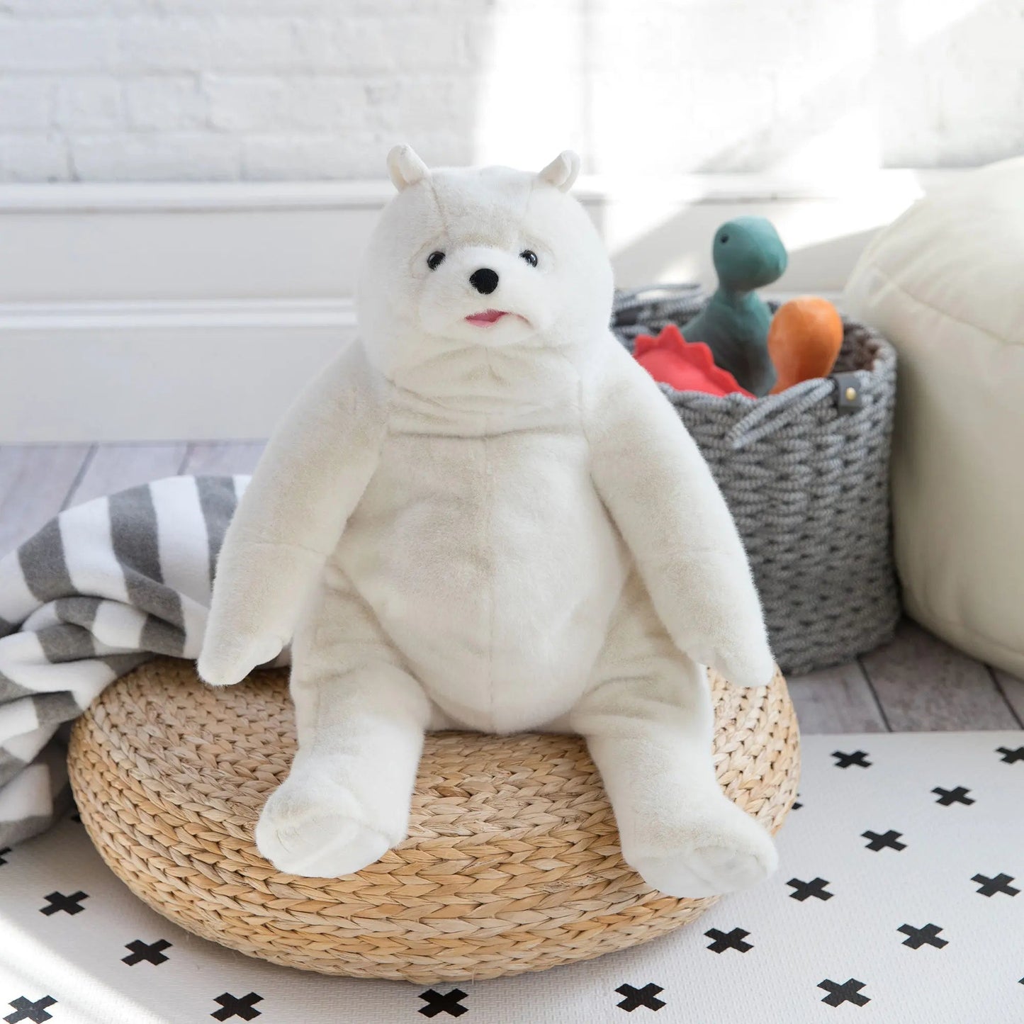 Weißer Plüschbär