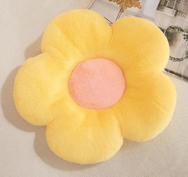 Sonniges Blumenkissen