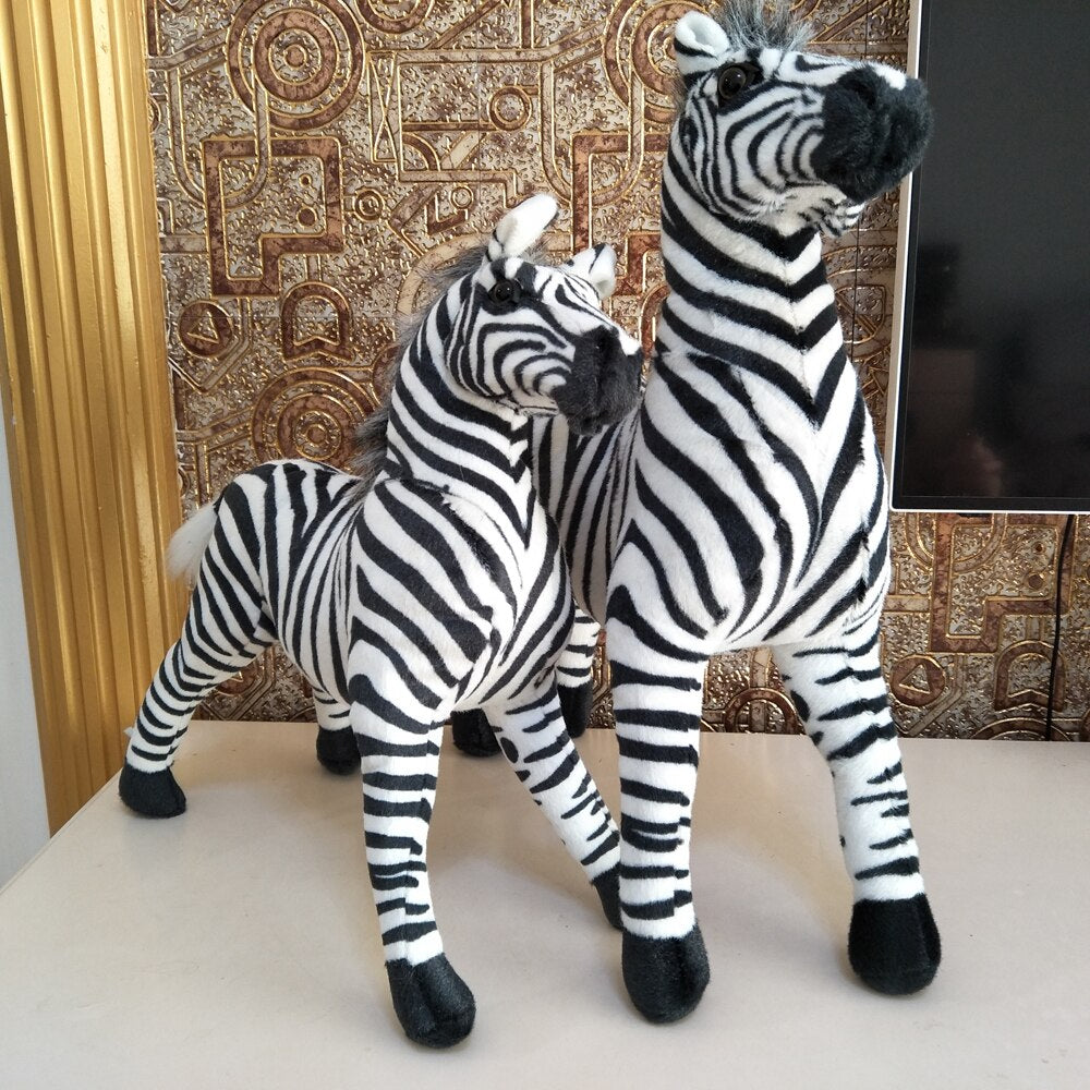 Großes Zebra Stofftier