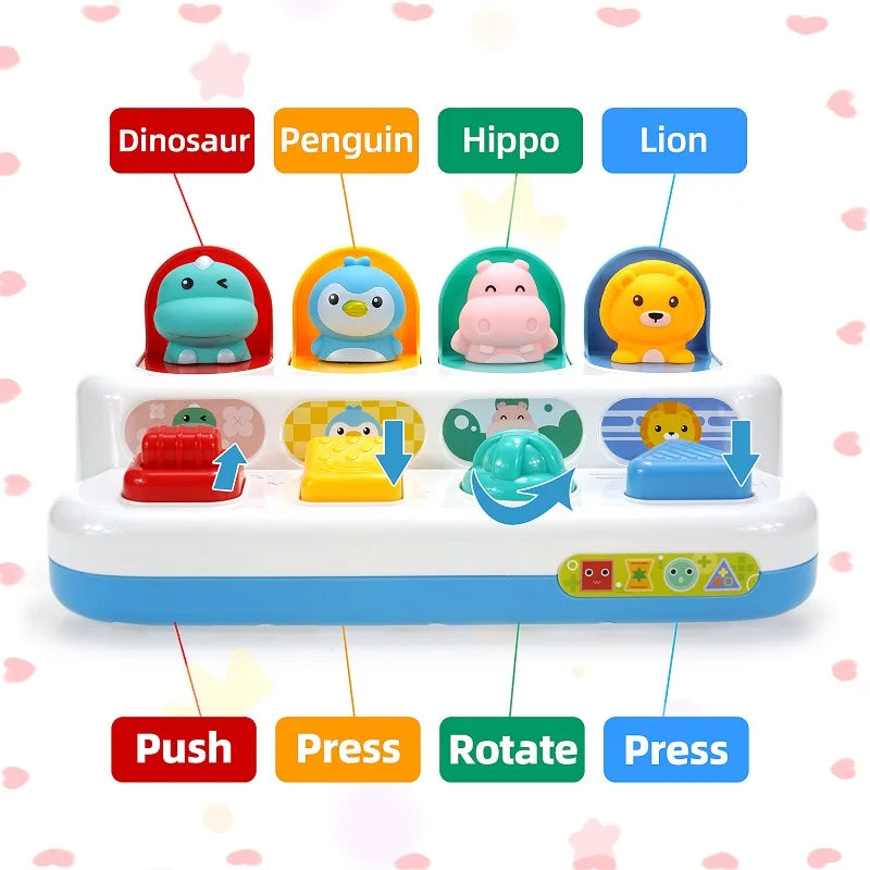 Baby button toy - plopp-spaß - babyspielzeug