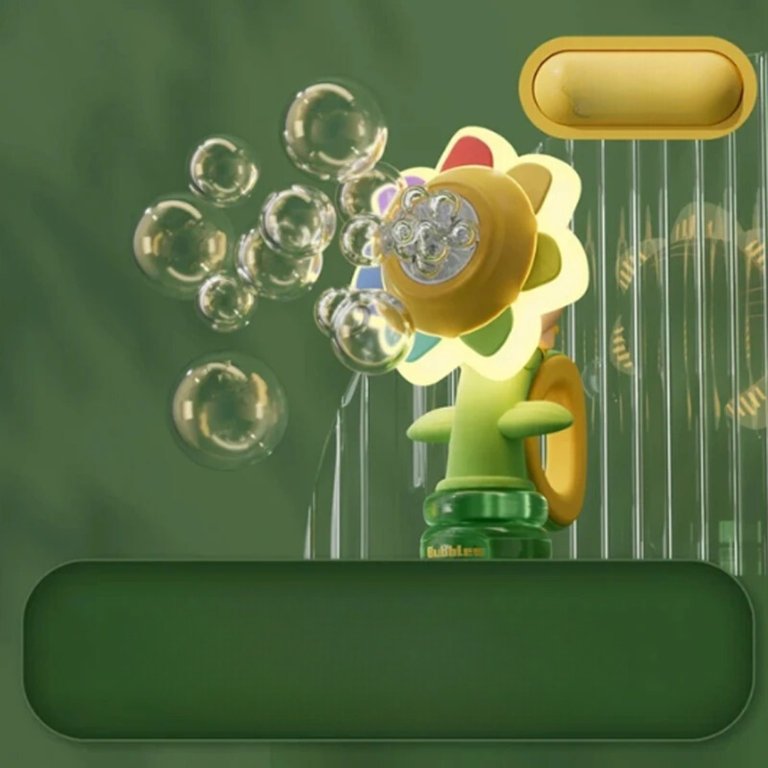 Bubble flower machine- magische blumige seifenblasenshow - seifenblasengebläse